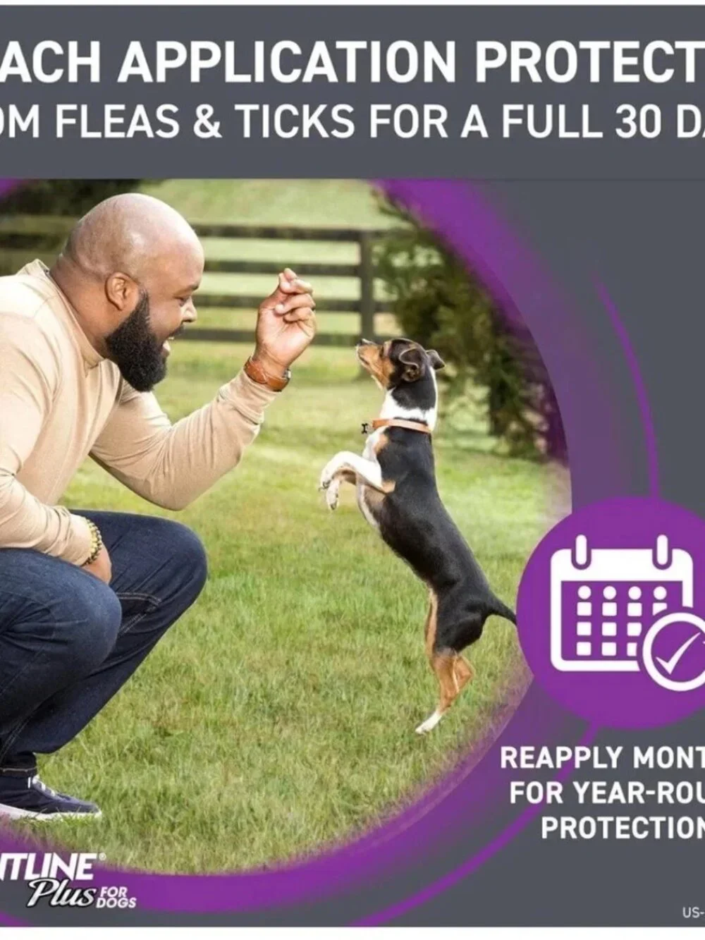 FRONTLINE Plus for 5 to 22 Pounds Dogs - 6 Doses